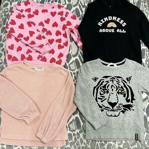 4 Girls hoodie sweater sweatshirt 8 H&M Old Navy